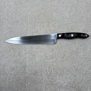 Cutco 1025 Chef Knife 9 Inch Blade Classic Brown Handle Made in USA AS IS